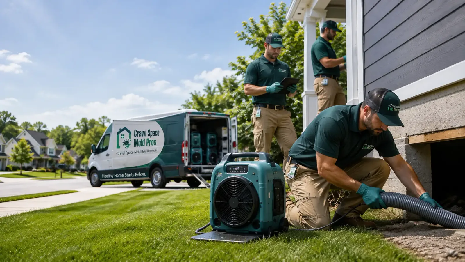 Crawl Space Mold Removal in Clayton, WI